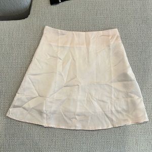 Satin high waisted mini skirt